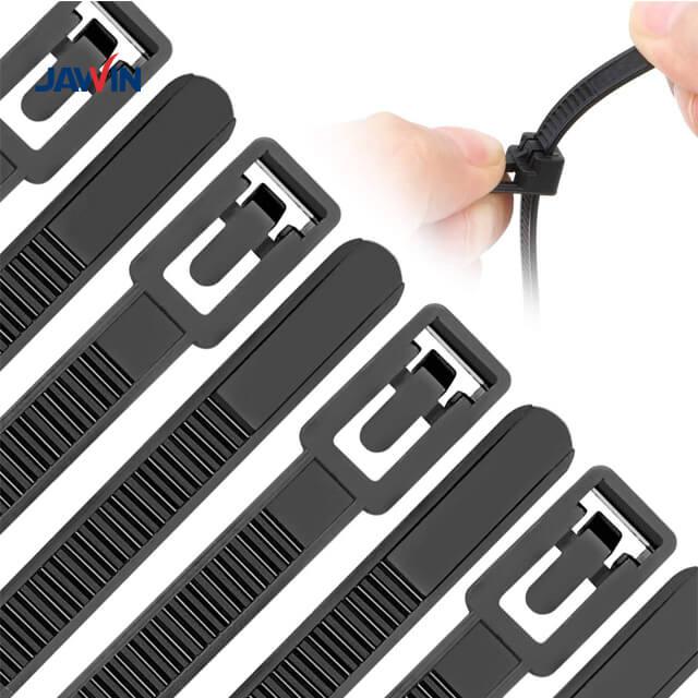 Reusable Adjustable Releasable Cable Ties