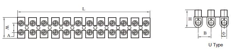 Jawin terminal block U type(1)