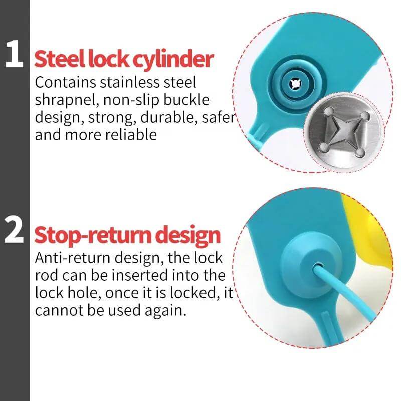 Security Tag Passive Plastic Seal Cable Tie
